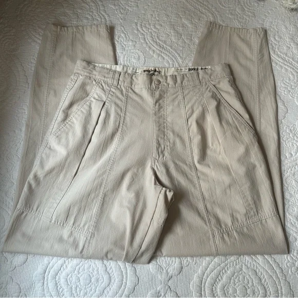 Vintage Bugle Boy Patch Work Limited Edition Khaki Trousers. Size 34L. - Picture 2 of 9